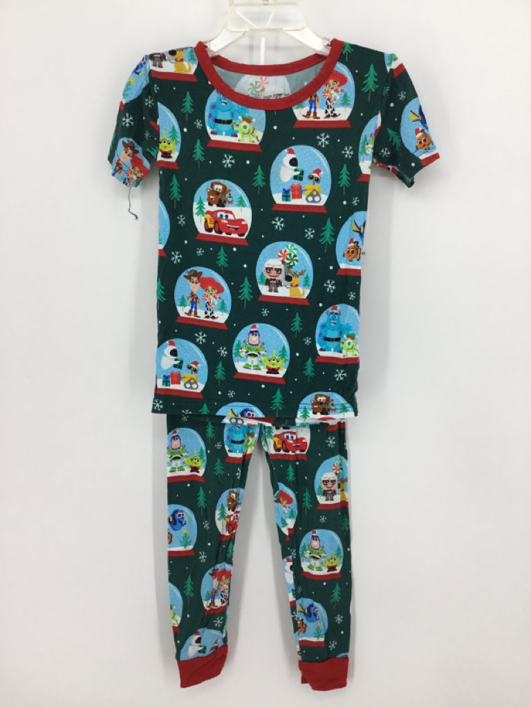 Little Sleepies + Disney Child Size 3 Green Christmas Pajamas