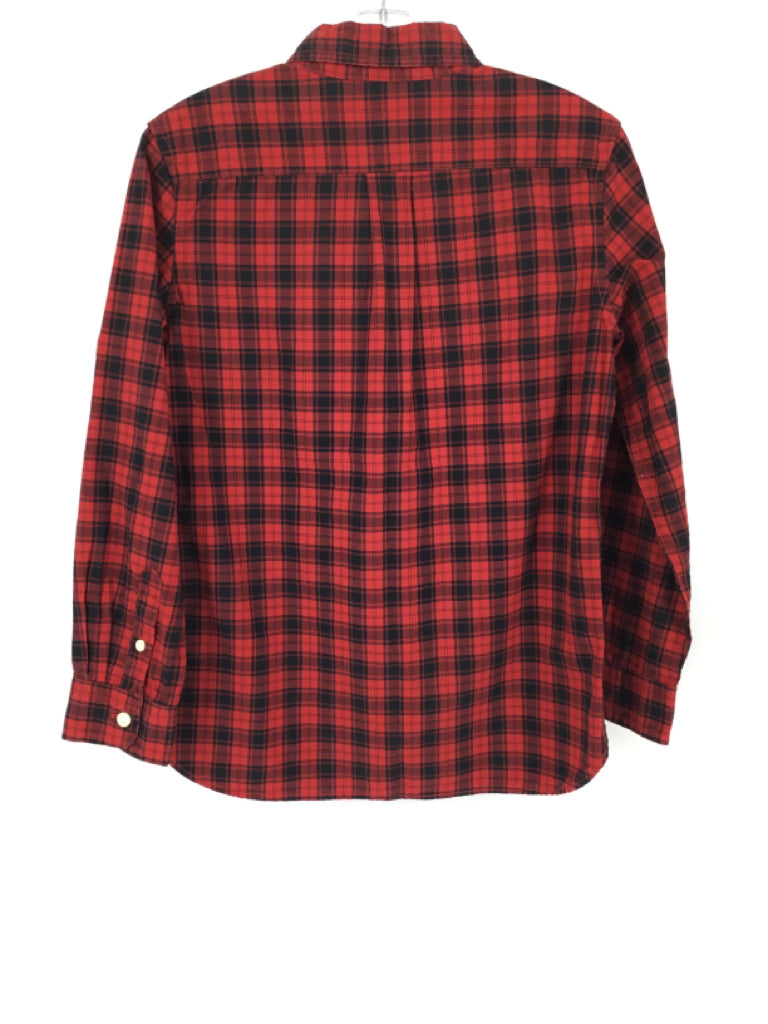 Gap Kids Child Size 8 Red Plaid Shirt - boys
