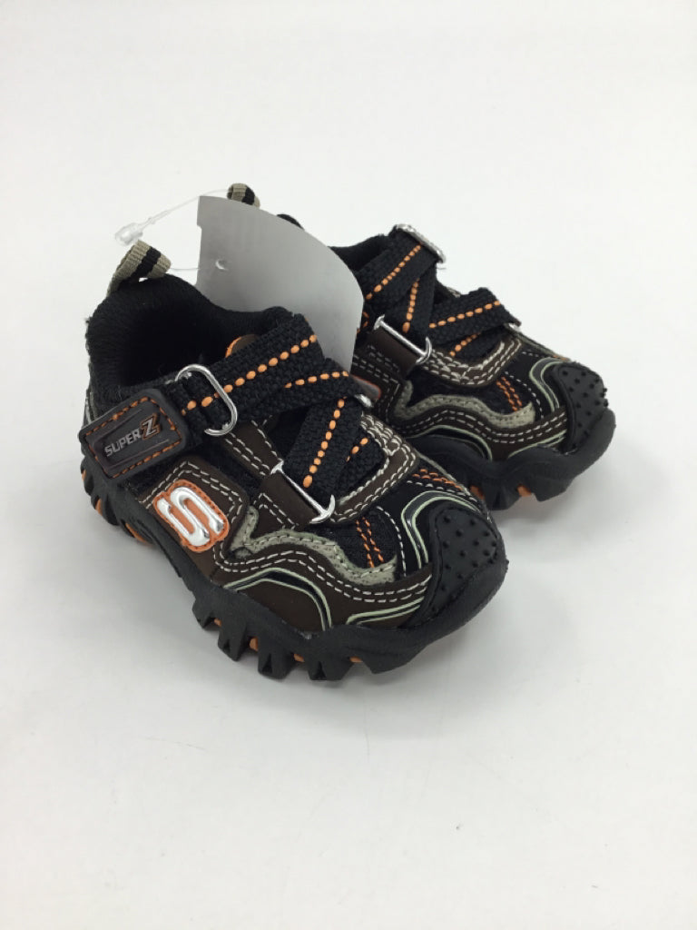 Skechers Child Size 3 Toddler Brown Sneakers