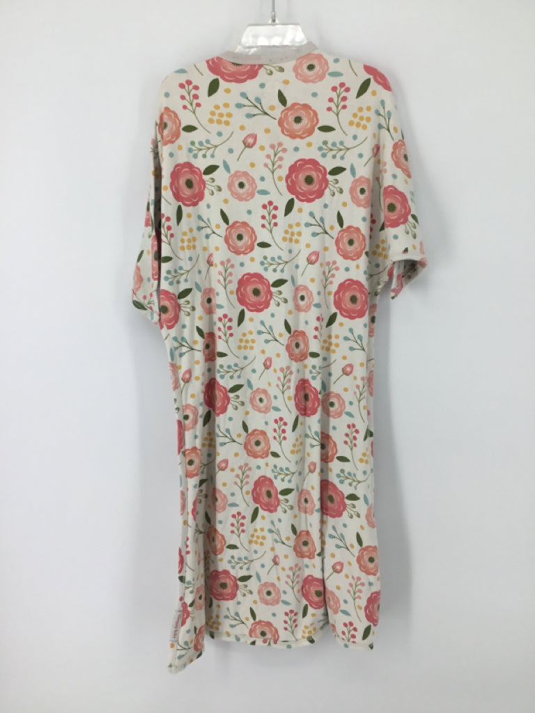 Sleeping Baby Child Size L Pink Print Swaddle