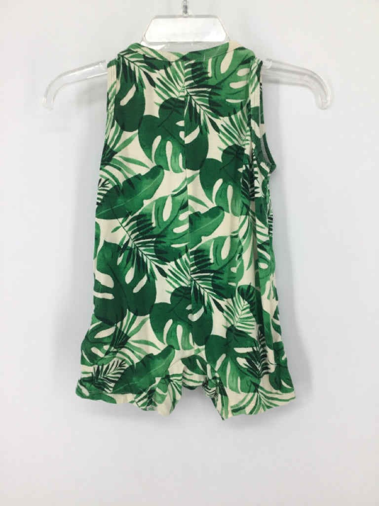 Angel Dear Child Size 3-6 Months Green Print Outfit - boys