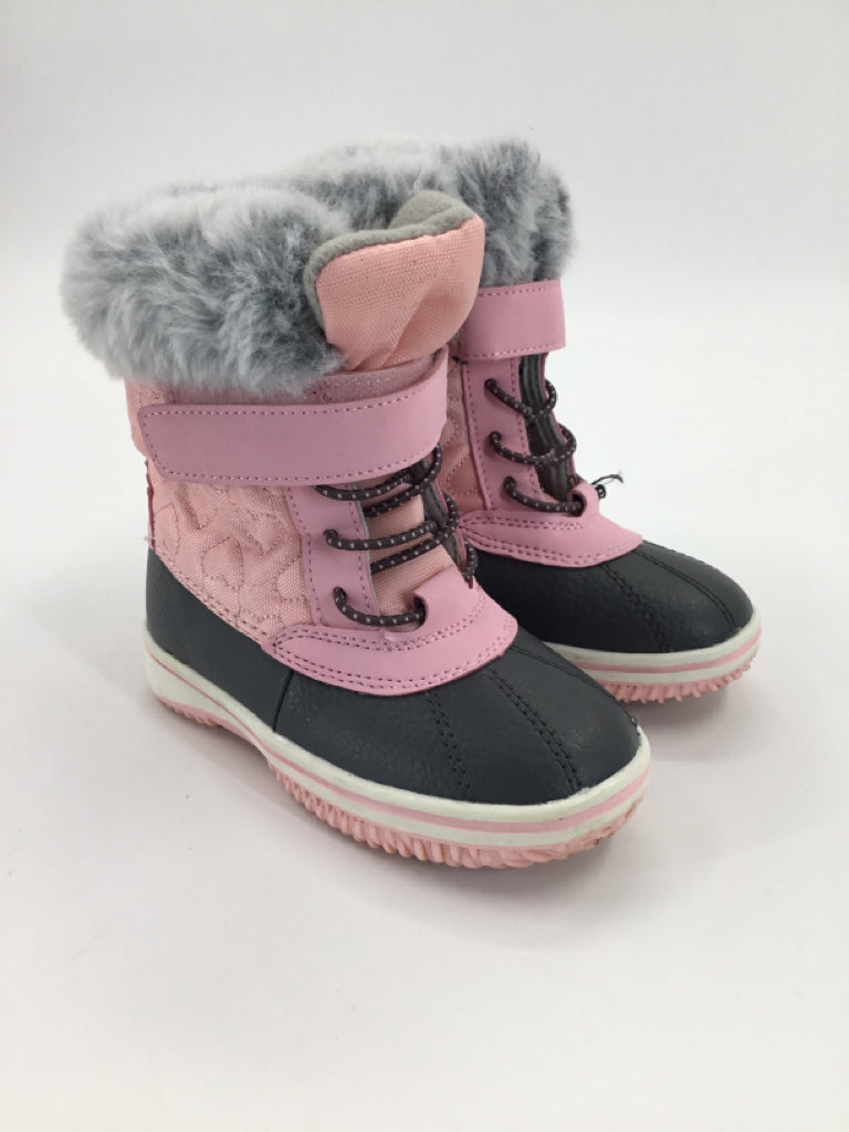 Joe Fresh Child Size 9 Toddler Pink Rain/Snow Boots