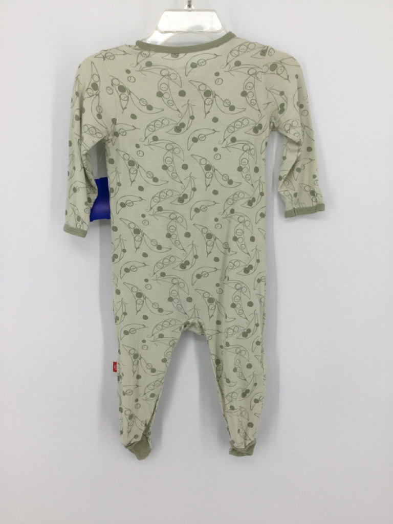 Magnetic Me Child Size 3-9 Months Green Sleepers