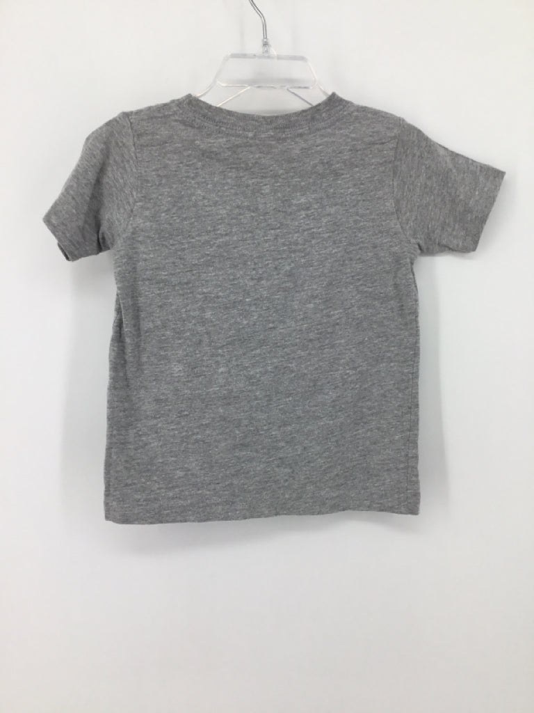 Rabbit Skins Child Size 18 Months Gray screen printed T-shirt - boys
