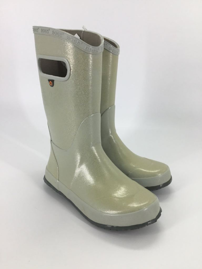 Bogs Child Size 3 Youth Gray Rain/Snow Boots