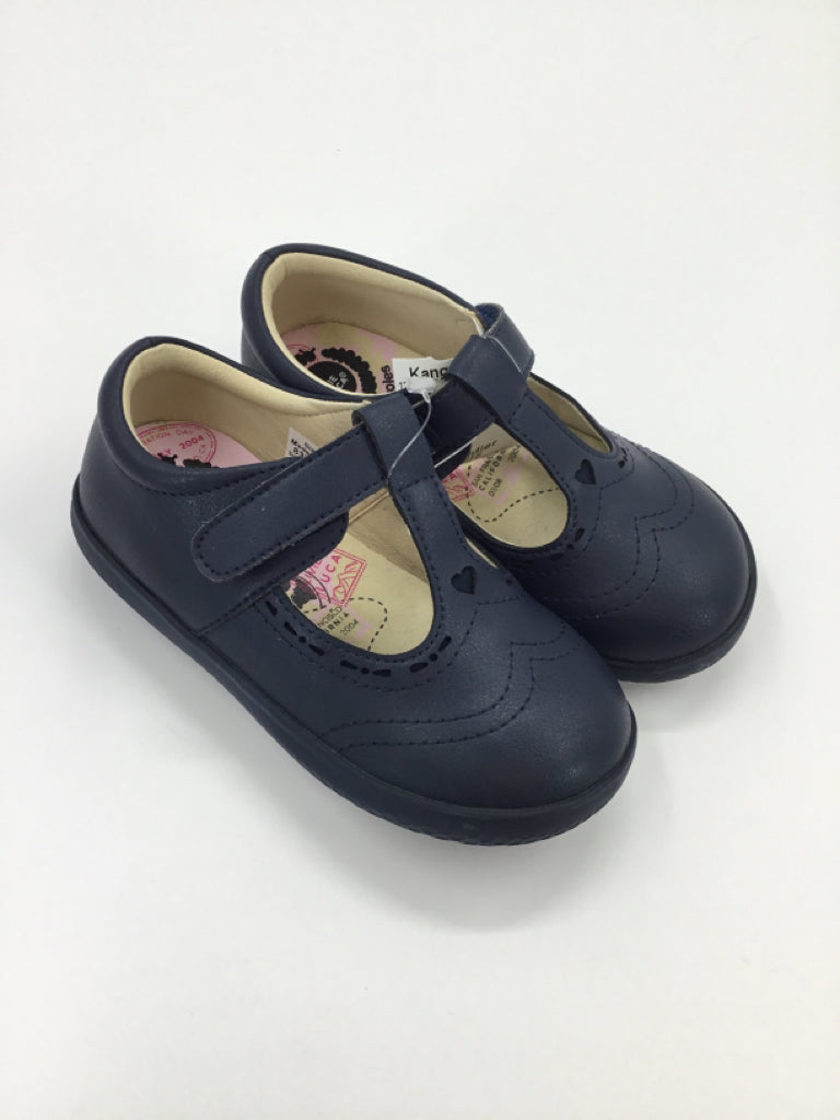 Livie & Luca Child Size 8 Toddler Navy Dress Shoes