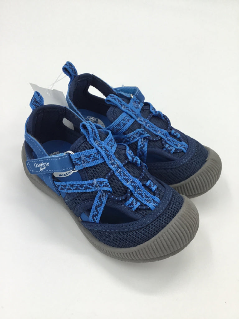 OshKosh B'gosh Child Size 8 Toddler Blue Sandals/Flip Flops