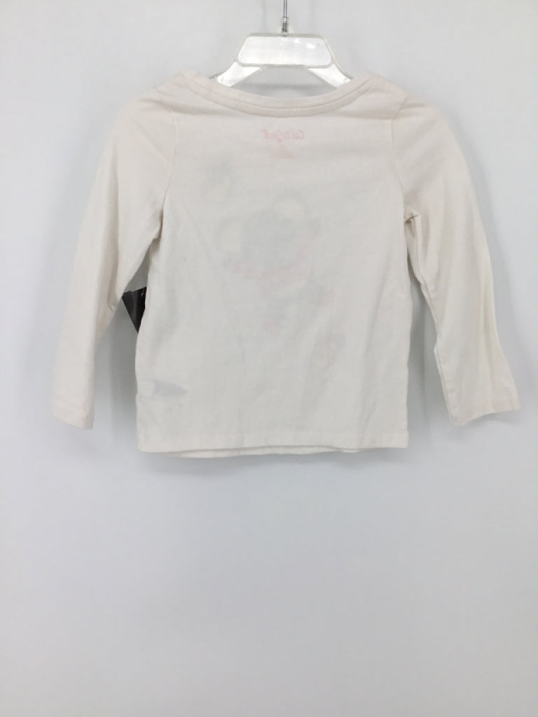 Cat & Jack Child Size 2 White T-shirt - girls