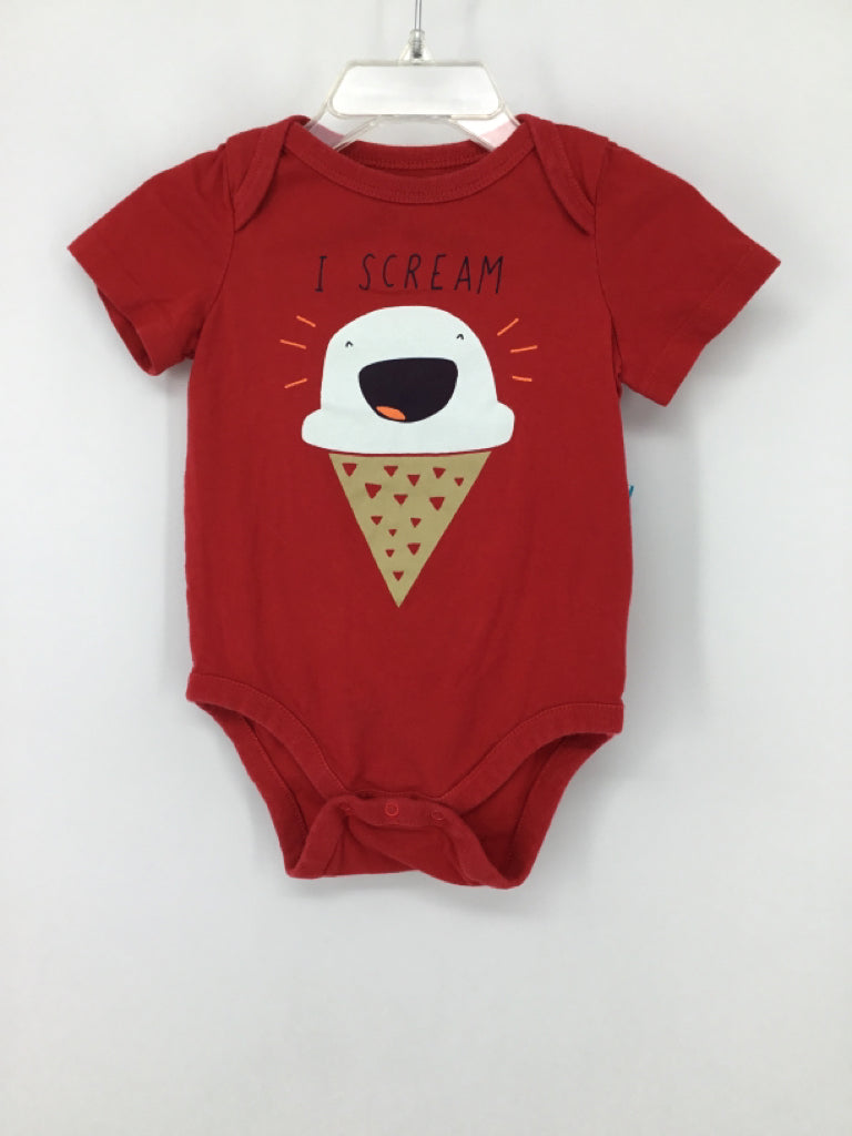 Baby Gap Child Size 6-12 Months Red Onesie