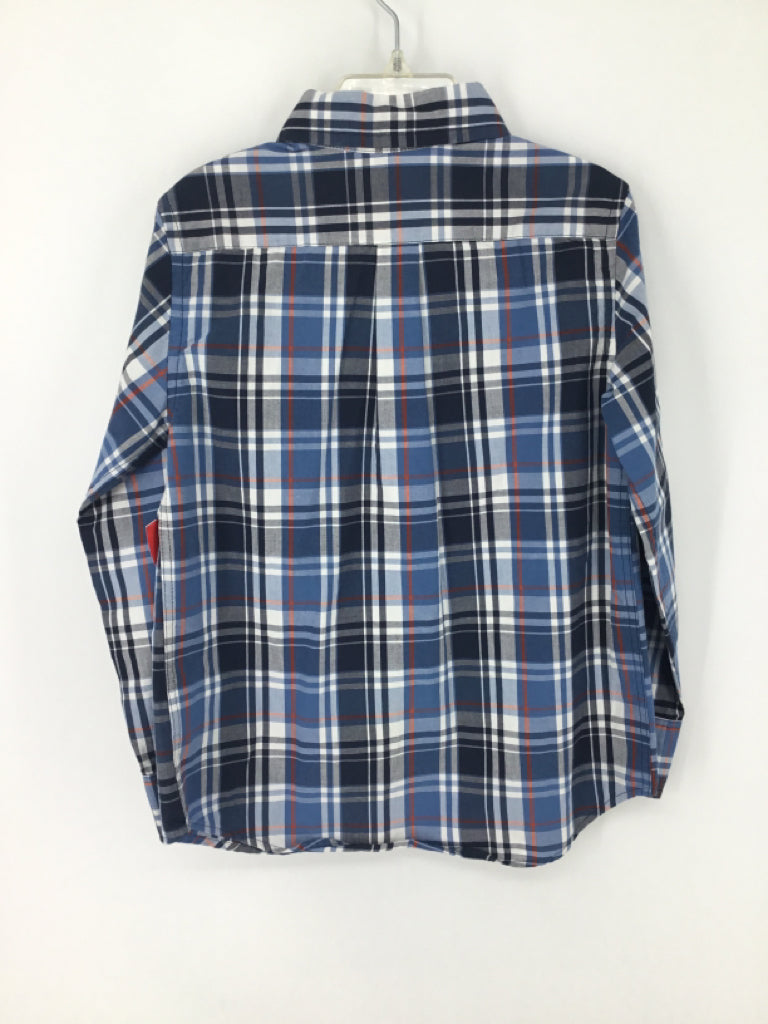 Crewcuts Child Size 4 Blue Plaid Shirt - boys