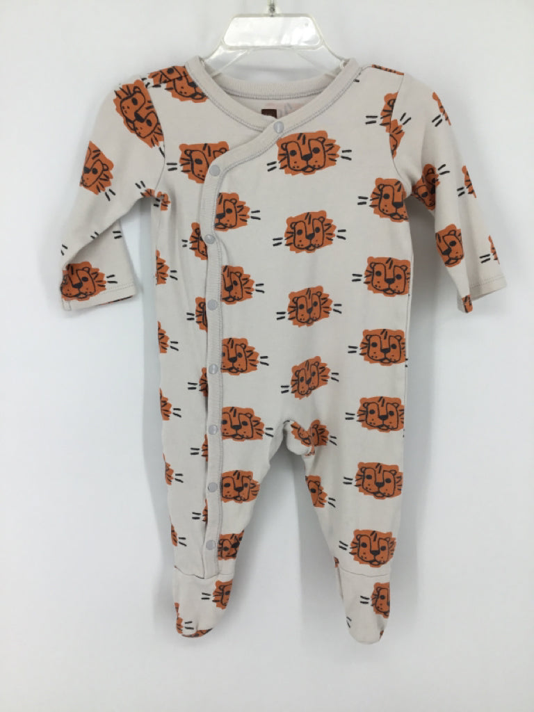 Tea Child Size 3-6 Months Gray Sleepers