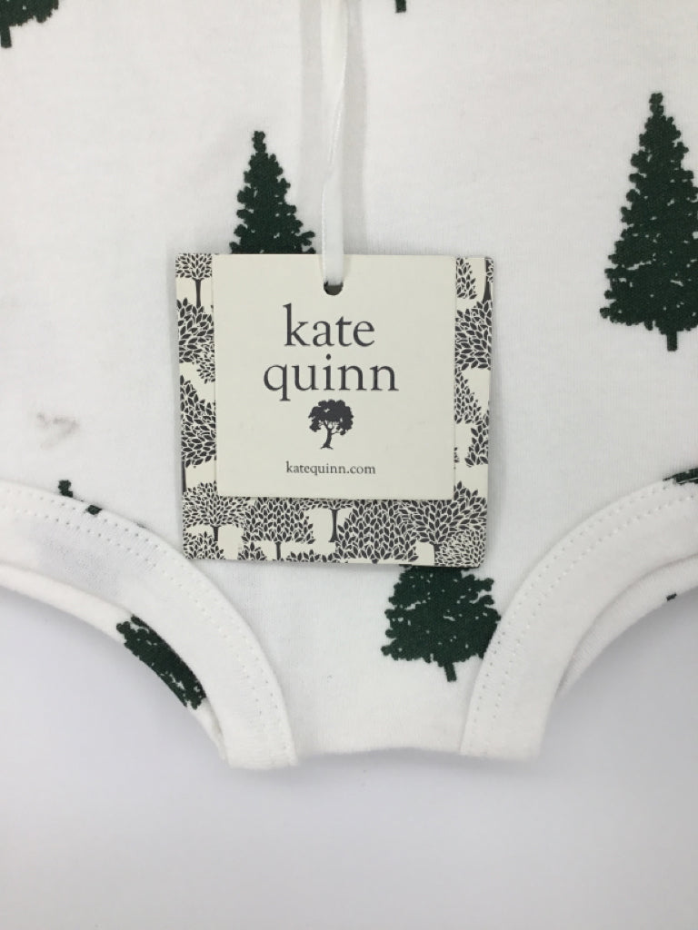 Kate Quinn Organics Child Size 6-12 Months Green Bloomers - girls