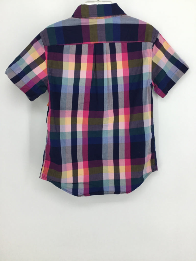 Crewcuts Child Size 4 Multi-Color Checkered Shirt - boys