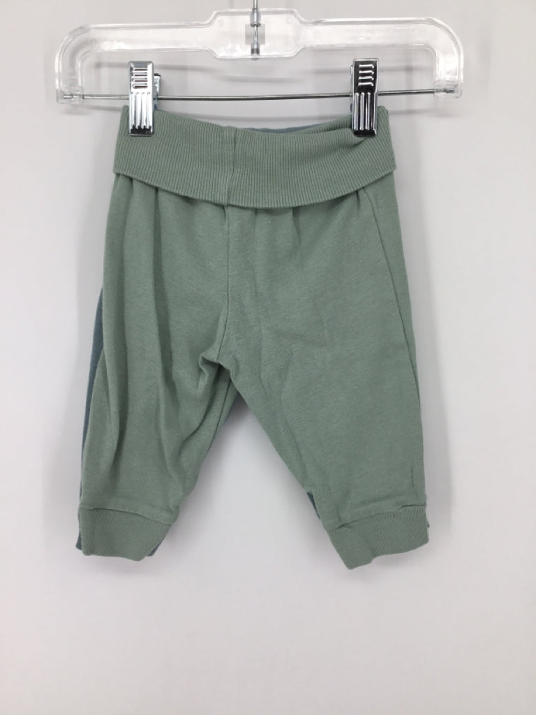 Little Planet Child Size 6 Months Blue Solid Pants - boys