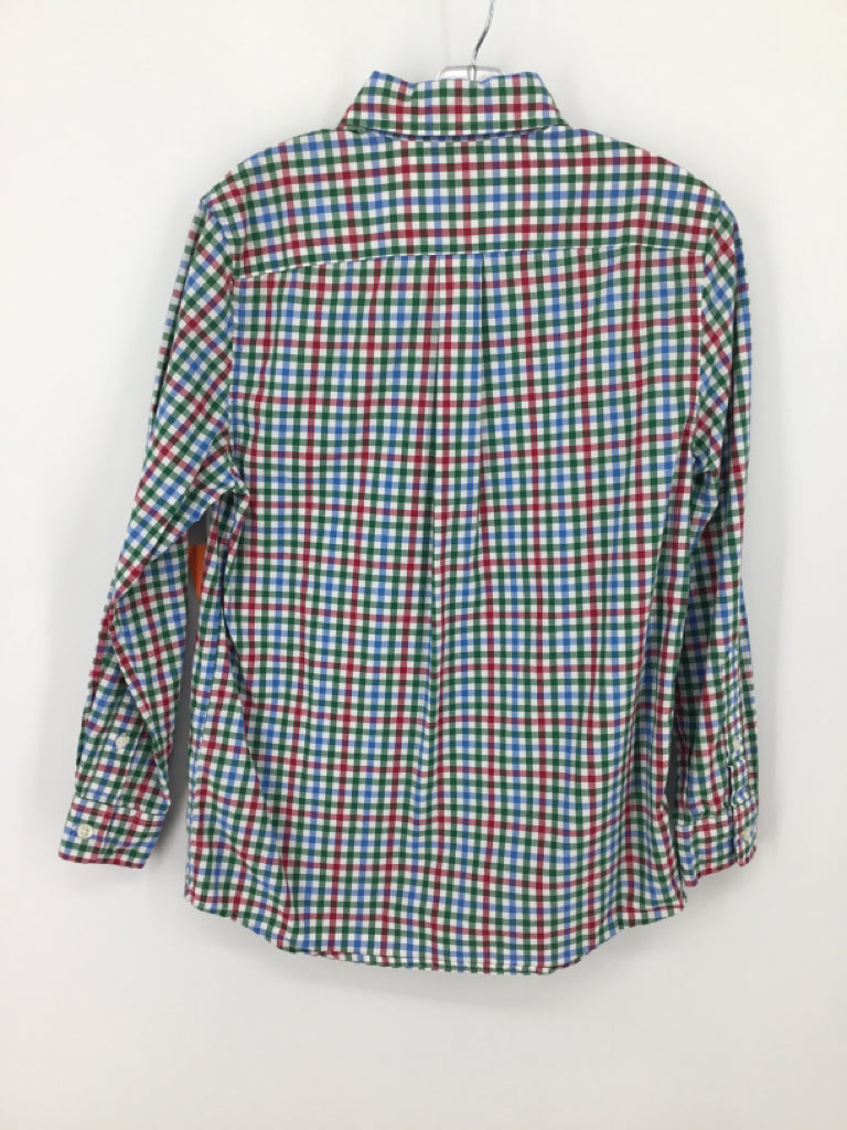 vineyard vines Child Size 8 Multi-Color Gingham Shirt - boys