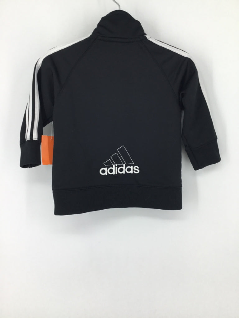 Adidas Child Size 12 Months Black Solid Jacket - boys