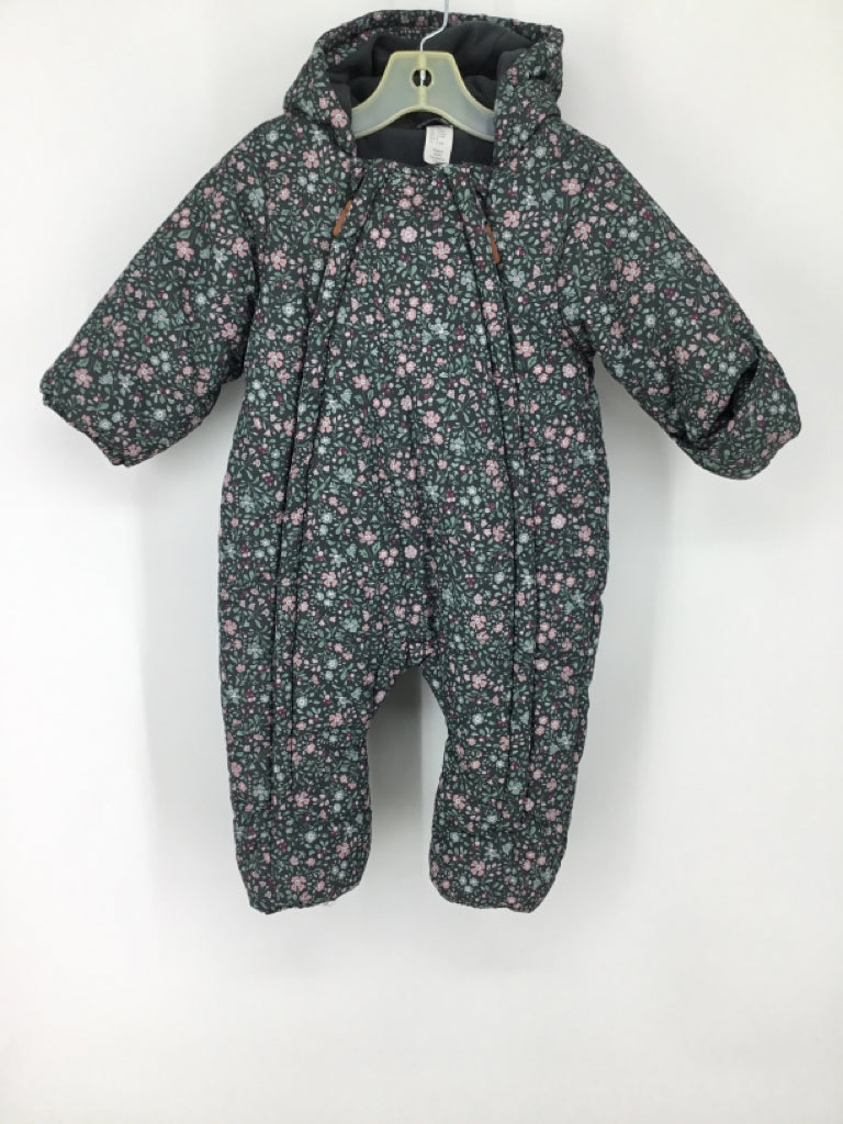 H & M Child Size 9 Months Green Outerwear - girls