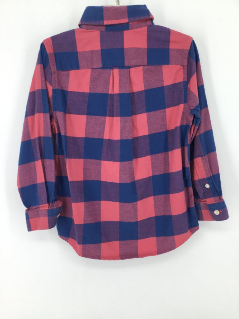 vineyard vines Child Size 4 Pink Checkered Shirt - boys
