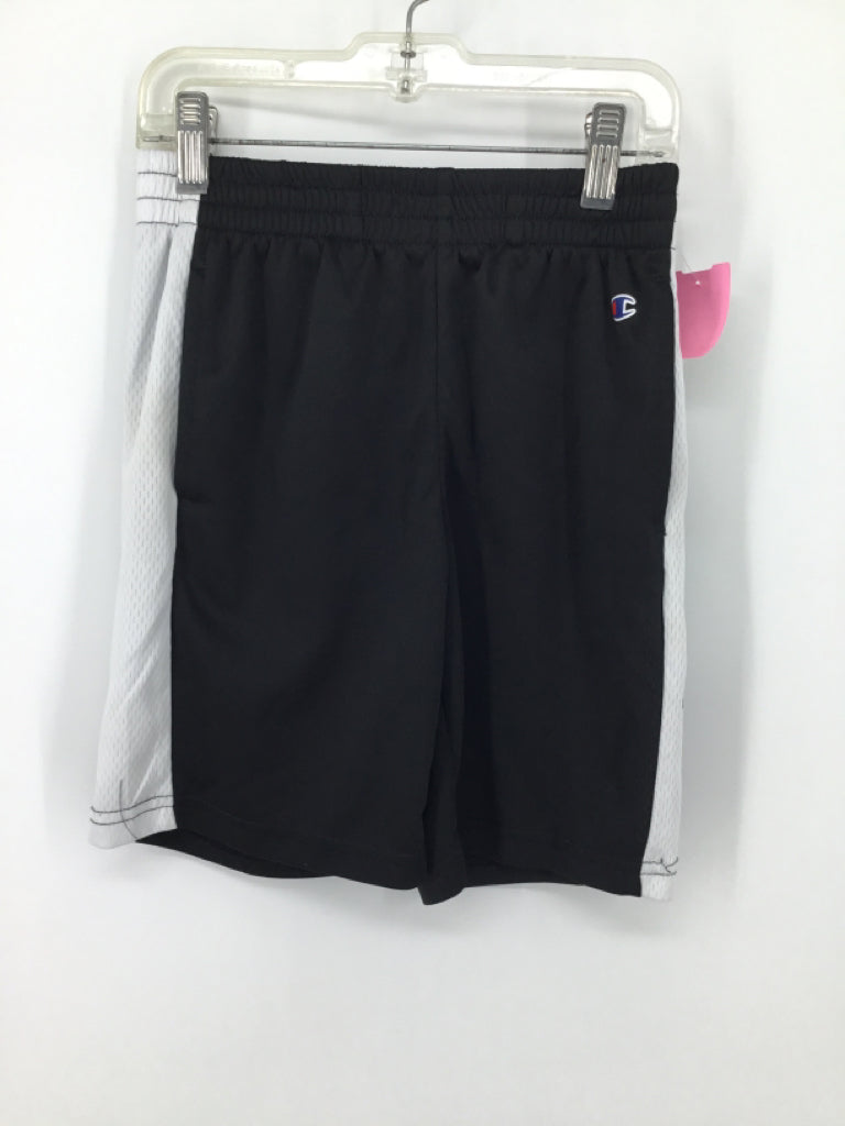 Champion Child Size 8 Black Solid Shorts - boys