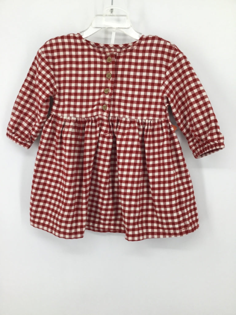 Little Planet Child Size 12 Months Red Dress - girls