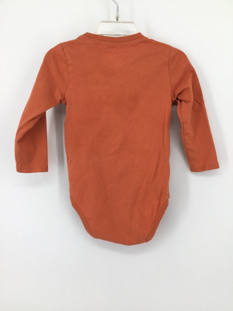 Ever & Ever Child Size 24 Months Orange Onesie