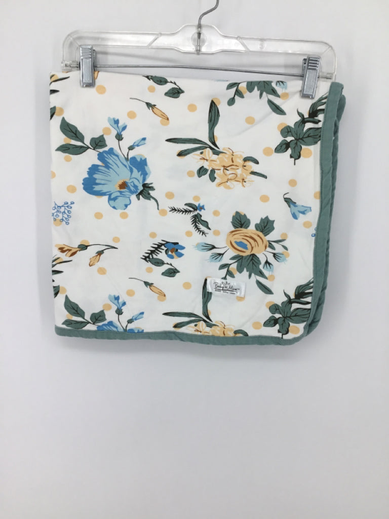 Baby Be Mine Green Floral Blanket