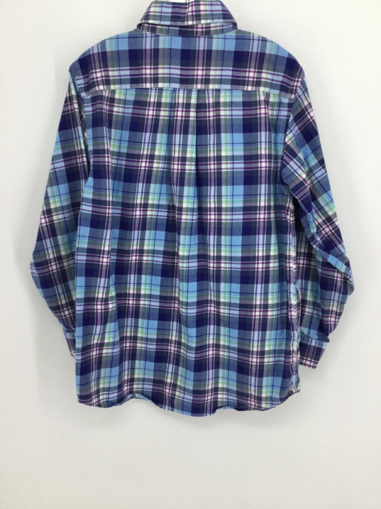 vineyard vines Child Size 6 Blue Plaid Shirt - boys
