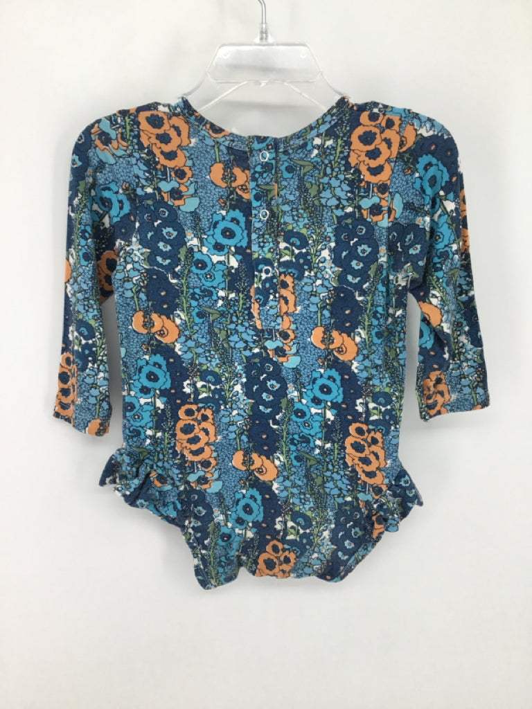 Kate Quinn Organics Child Size 18-24 Months Blue Outfit - girls
