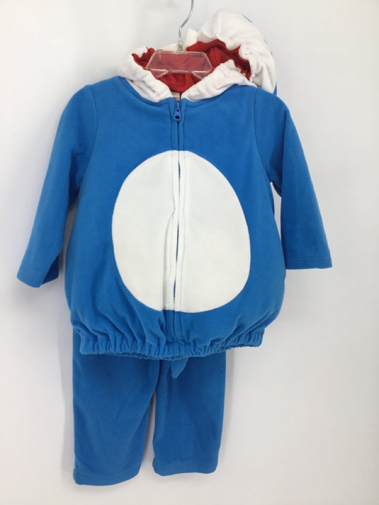 Carter's Child Size 18 Months Blue Baby Shark Halloween Costume