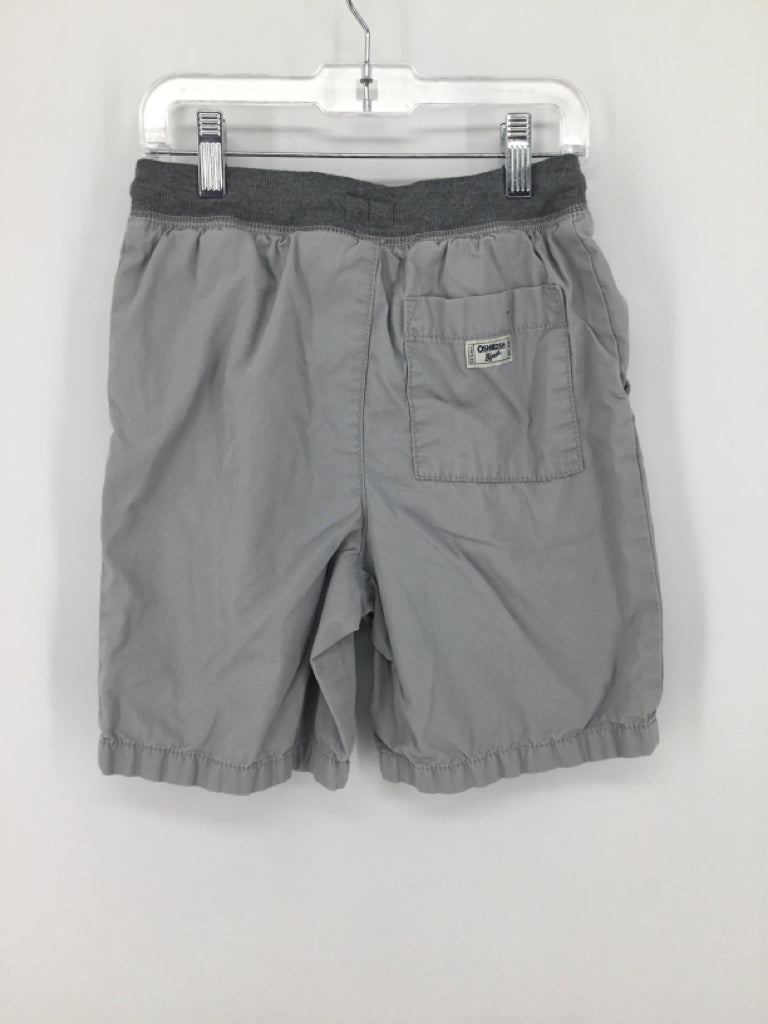 OshKosh B'gosh Child Size 10 Gray Solid Shorts - boys