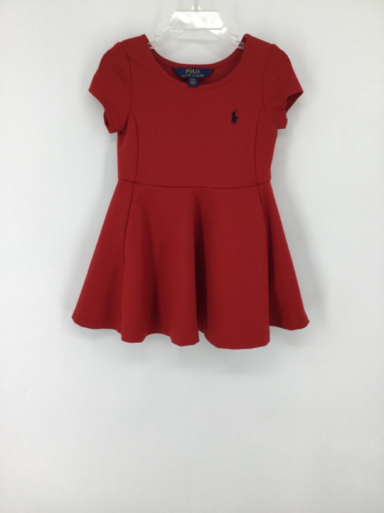 Ralph Lauren Child Size 3 Red Dress - girls