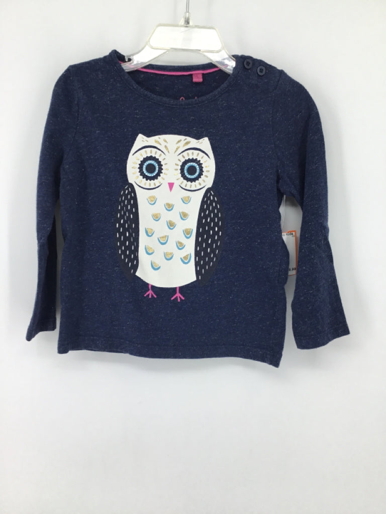 Mini Boden Child Size 2 Blue T-shirt - girls