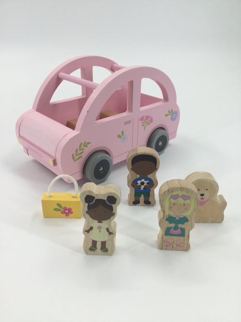 Mud Pie Pink Car Toy Set