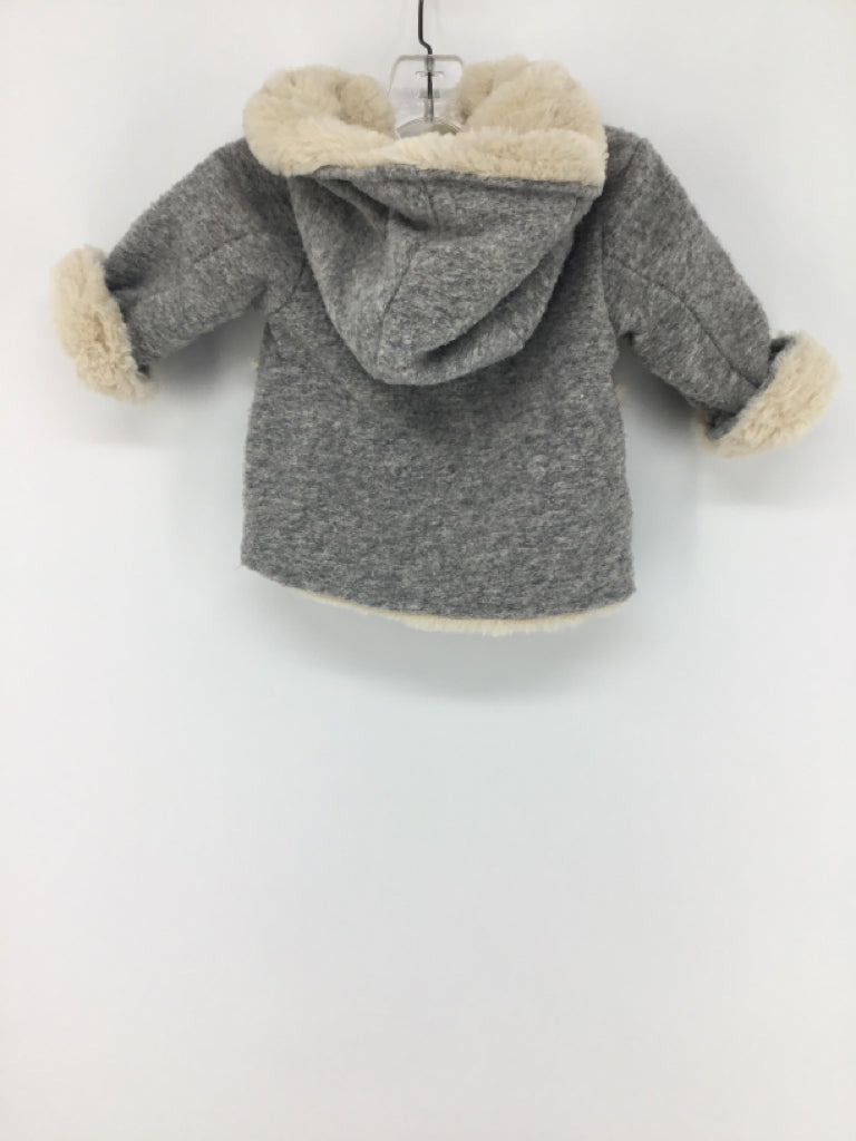 Zara Child Size 3-6 Months Gray Outerwear - girls