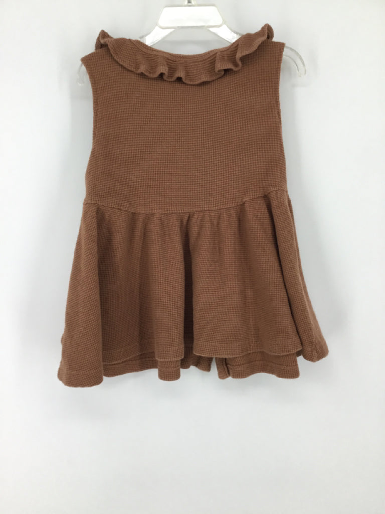 Quincy Mae Child Size 2 Brown Dress - girls