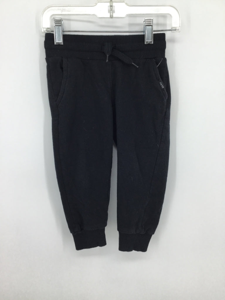 Joe's Child Size 2 Black Solid Sweatpants - boys