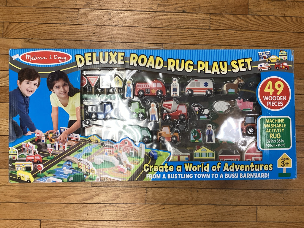 Melissa & Doug Deluxe Road Rug Play Set