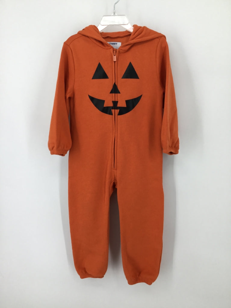 Old Navy Child Size 3 Orange Halloween Outfit