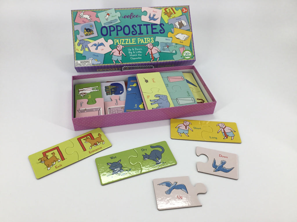 eeBoo Opposites Puzzle Pairs