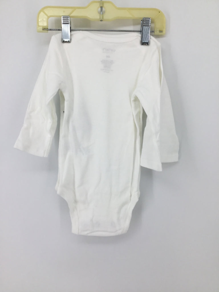 Carter's Child Size 6 Months White Onesie