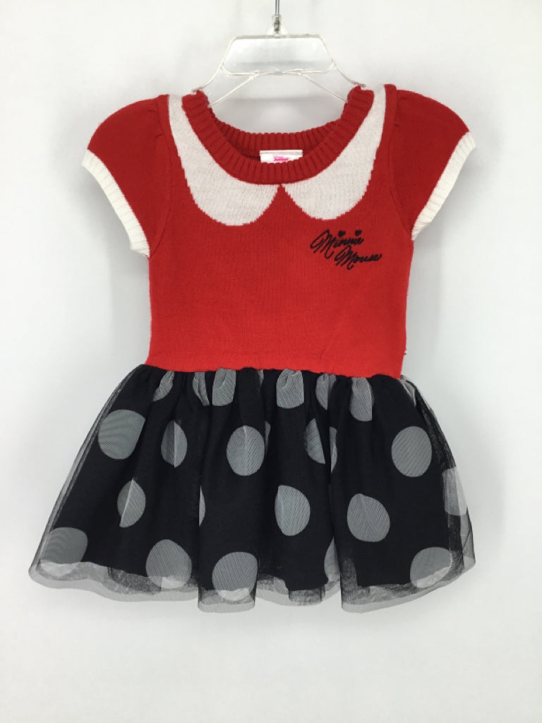 Disney Child Size 12 Months Red Dress - girls
