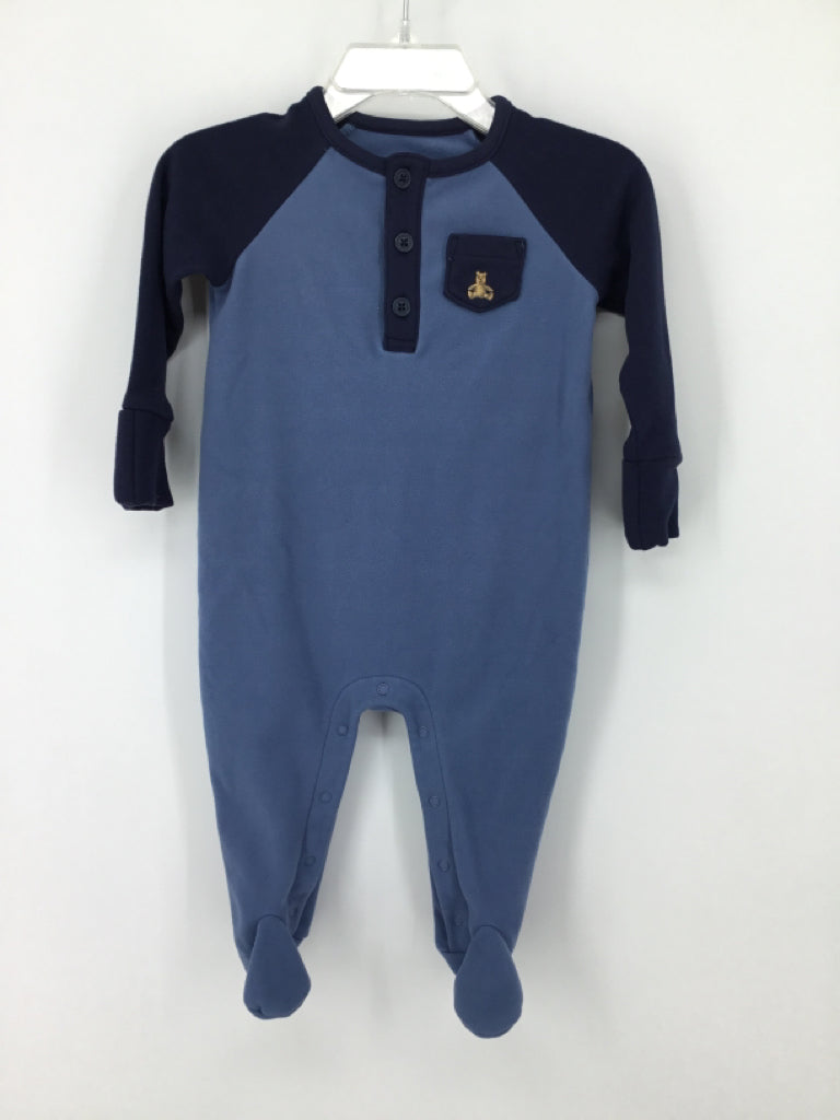 Baby Gap Child Size 3-6 Months Blue Solid Outfit - boys
