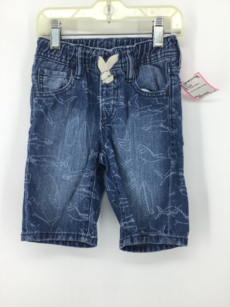 Gap Denim Child Size 4 Blue Sharks Shorts - boys