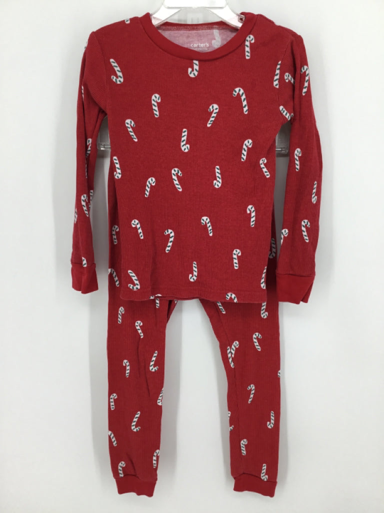 Just One You Made by Carters Child Size 5 Red Christmas Pajamas