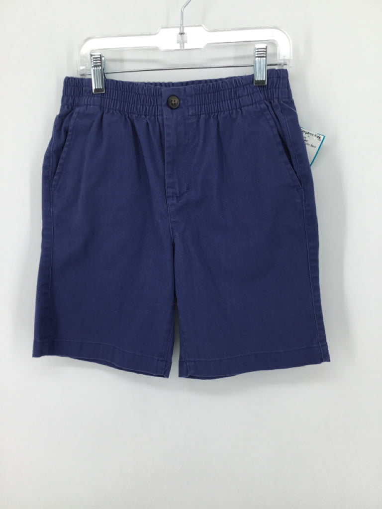 Janie and Jack Child Size 10 Blue Solid Shorts - boys