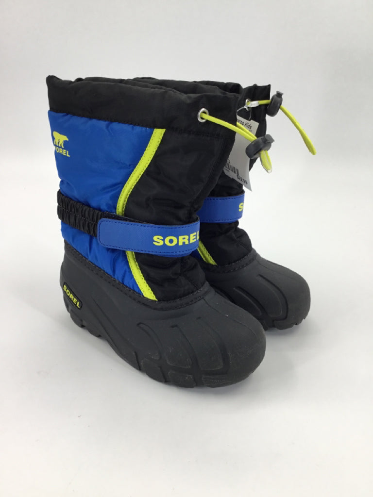 Sorel Child Size 13 Blue Rain/Snow Boots