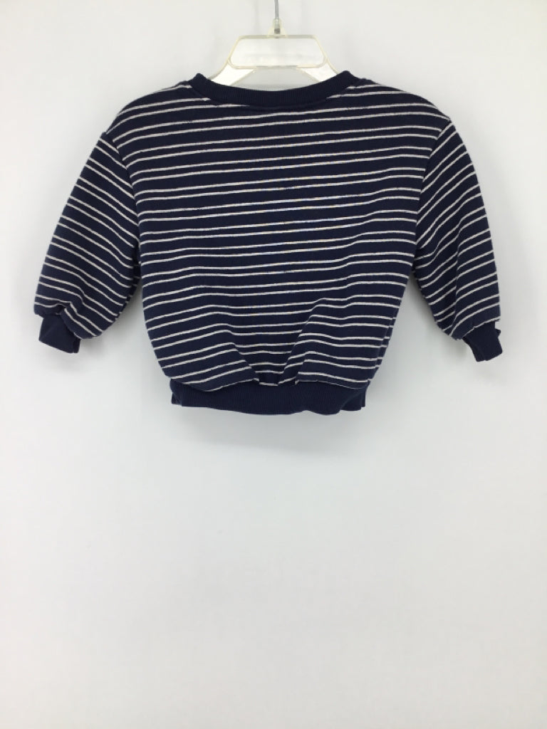Old Navy Child Size 6-12 Months Navy Stripe Sweatshirt - boys
