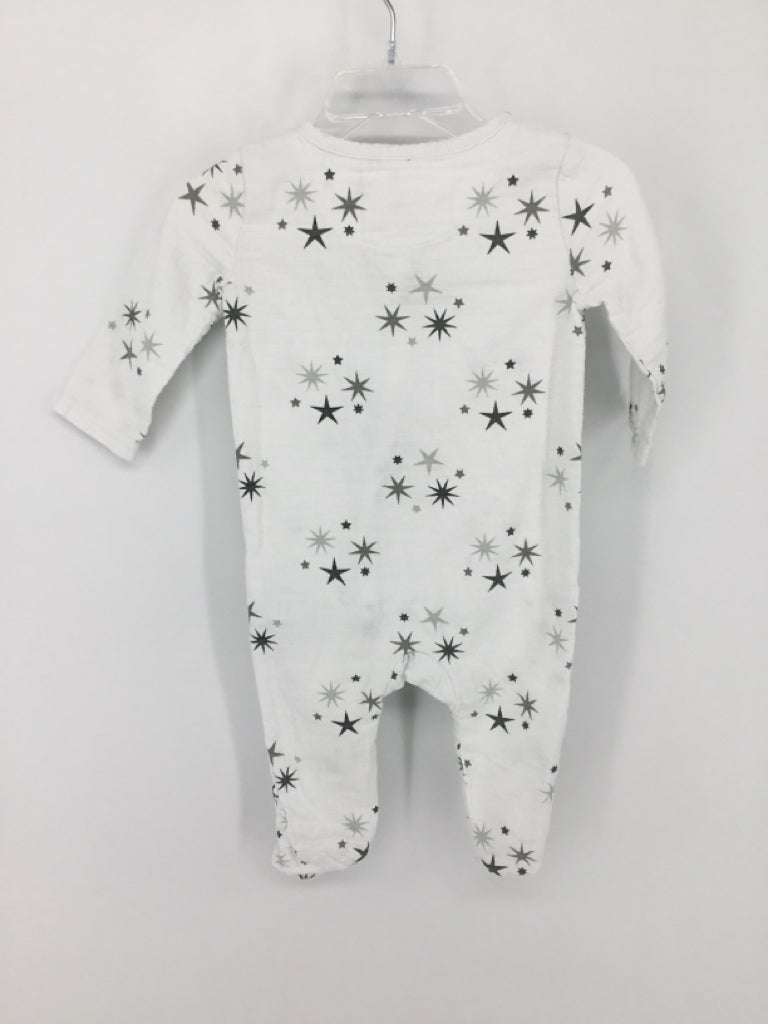 Aden & Anais Child Size 3-6 Months White Sleepers
