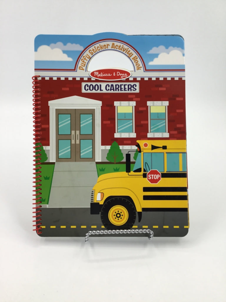 Melissa & Doug Puffy Sticker Activity Book - Cool Careers