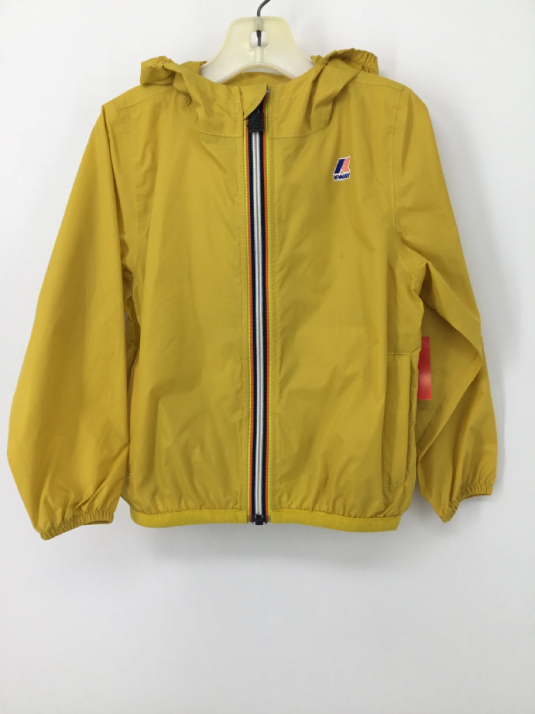 K-Way Child Size 4 Yellow Solid Jacket - boys